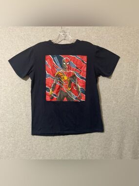 Spider-Man Graphic Kids Costume Tee - Navy Blue Sz XL